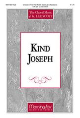 Kind Joseph Unison/Two-Part choral sheet music cover